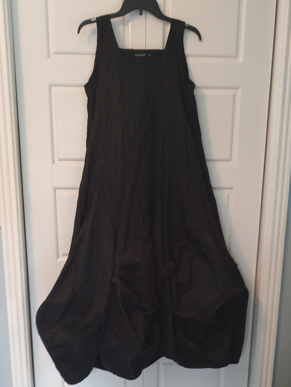 Sleeveless Black Maxi Dress - Classic Flowing Silhouette
